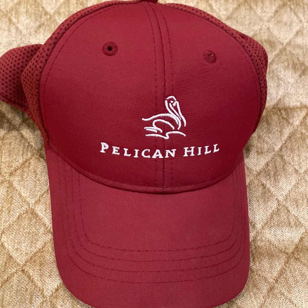 Maroon Pelican Hill Mesh Baseball Hat